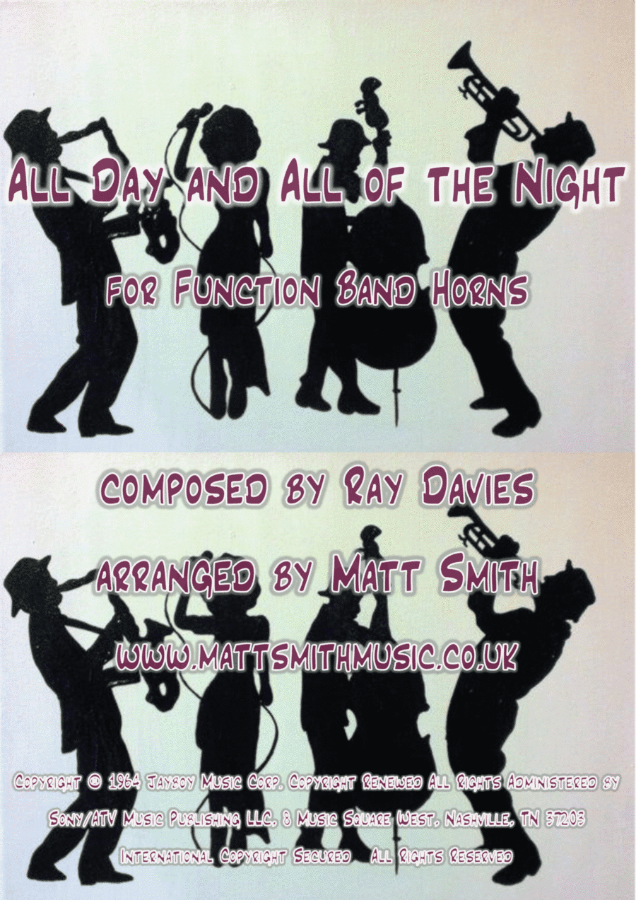 All Day And All Of The Night (arr. Matt Smith)