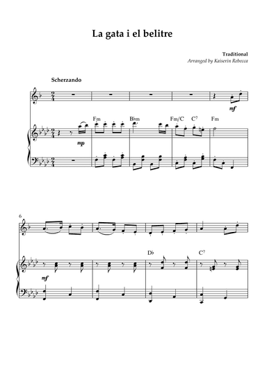 La gata i el belitre (arr. Kaiserin Rebecca)