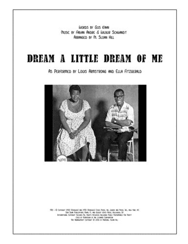 Dream A Little Dream Of Me (arr. Marshall Sloan Hill)