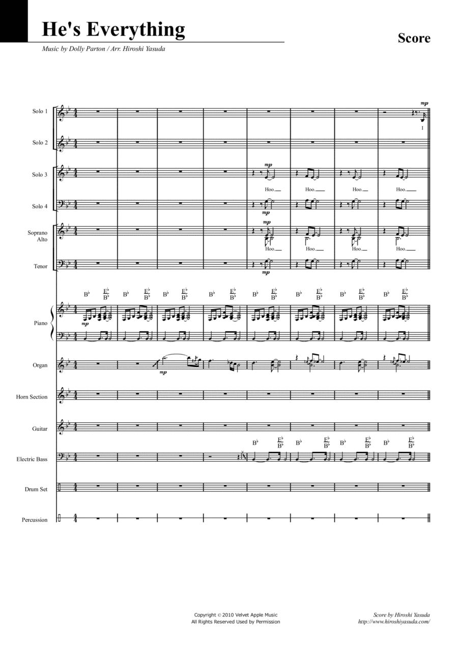 He's Everything (arr. Hiroshi Yasuda)
