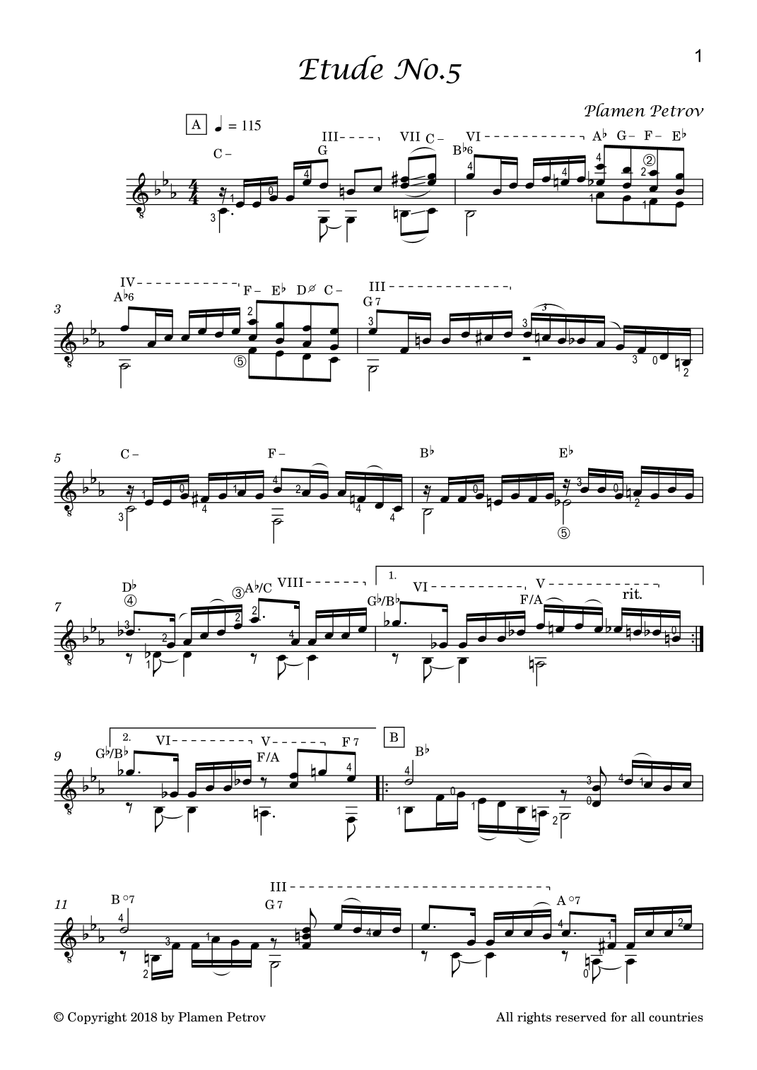 Etude No 5