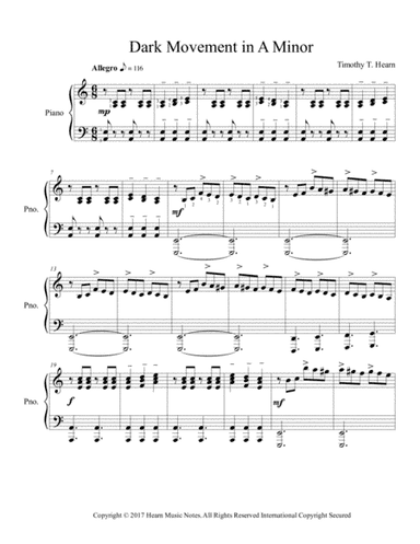 A Dark Movement In A Minor