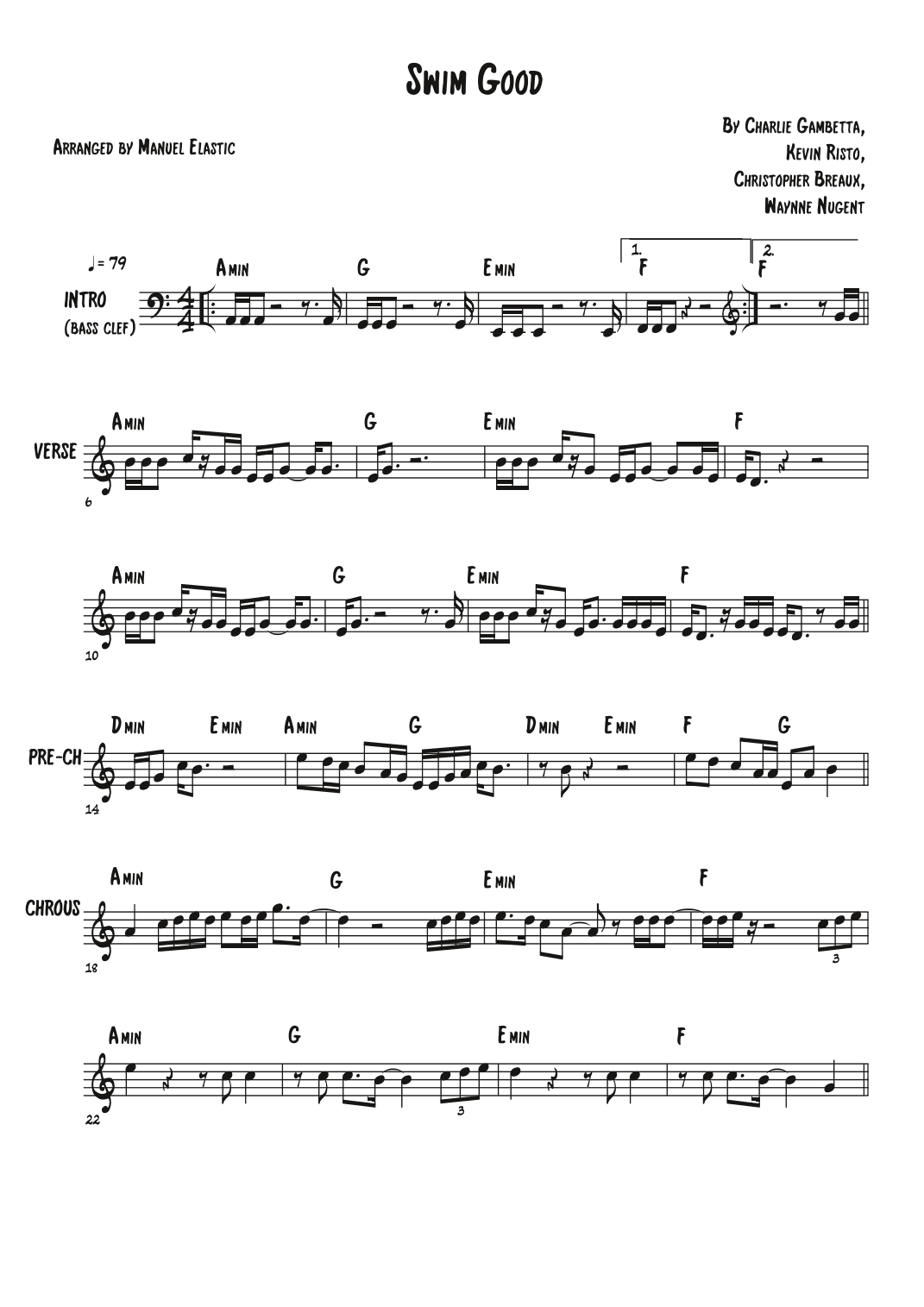 Swim Good (arr. Manuel Elastic)