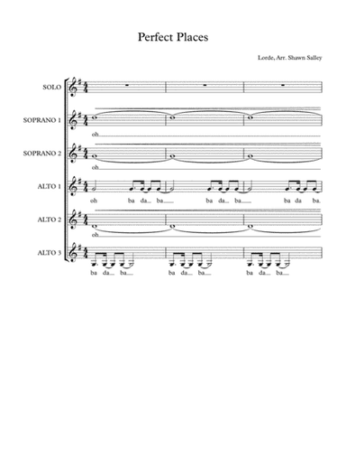 Perfect Places (arr. Shawn Salley)