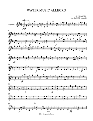 Allegro from Water Music (arr. Nick Lacanski)