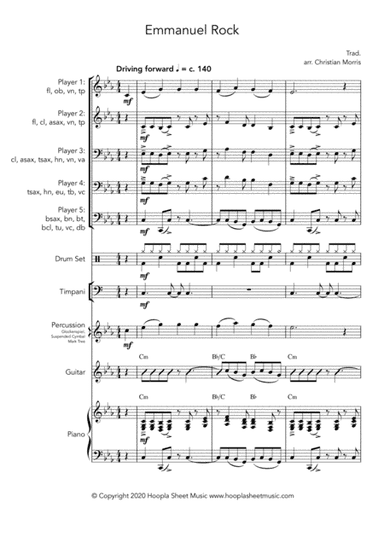 Emmanuel Rock (O Come, O Come Emmanuel) (arr. Hoopla Sheet Music)