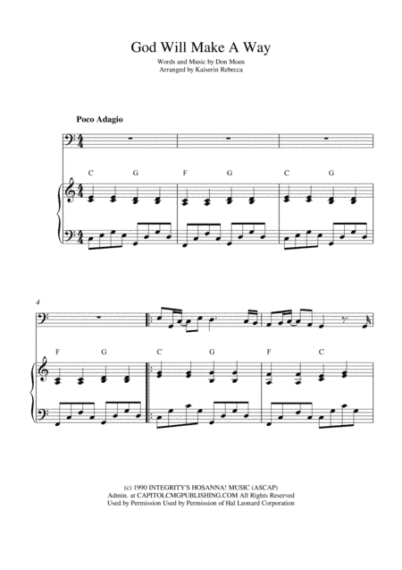 God Will Make A Way (arr. Kaiserin Rebecca)