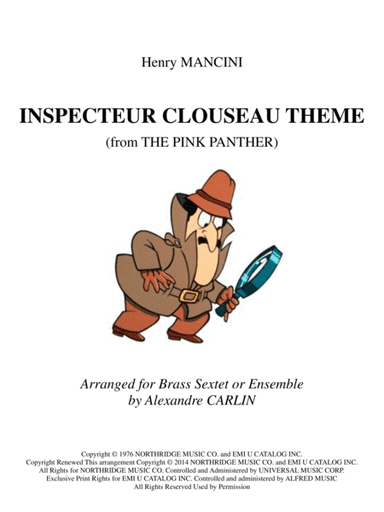 Inspector Clouseau Theme (arr. Alexandre CARLIN)