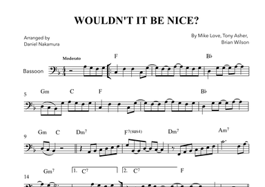 Wouldn't It Be Nice (arr. Daniel Nakamura)