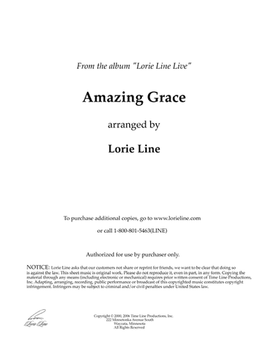 Amazing Grace (from PBS Special Lorie Line Live!) (arr. Lorie Line)