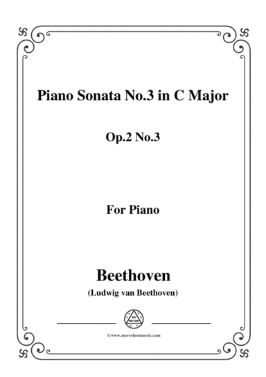Beethoven-Piano Sonata No.3 in C Major Op.2 No.3,for piano (arr. MSM)