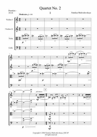 String Quartet # 2