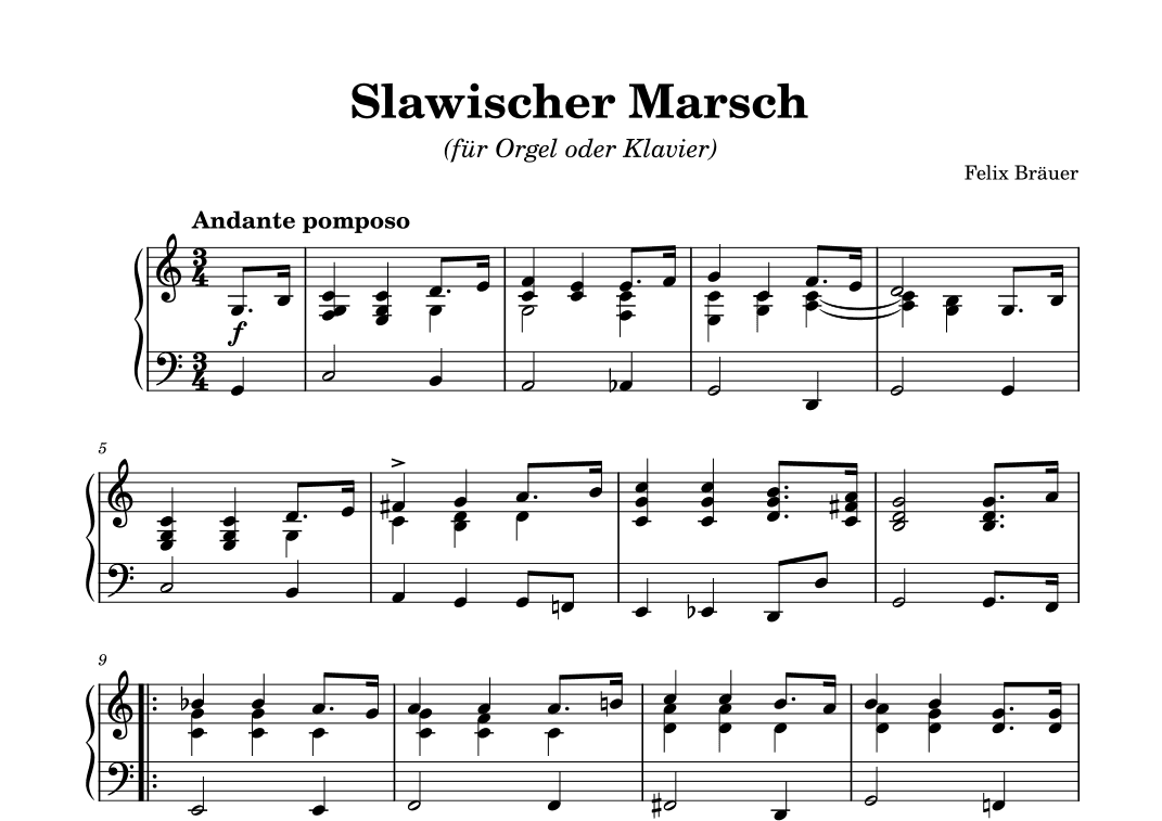 Slawischer Marsch