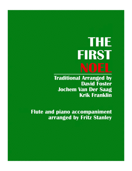 The First Noel - Flute & Piano Accompaniment (arr. Fritz Stanley)