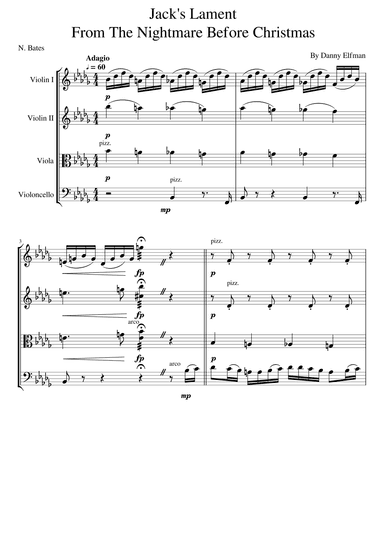 Jack's Lament (arr. Nicola Bates)