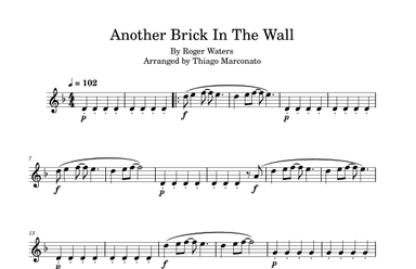 Another Brick In The Wall (arr. Thiago Marconato)
