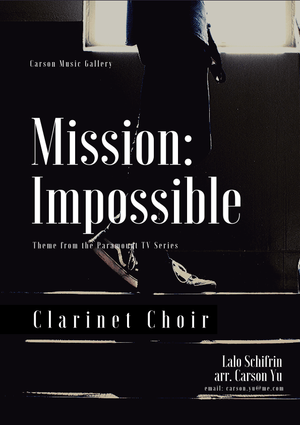 Mission: Impossible Theme  from the Paramount Television Series MISSION: IMPOSSIBLE (arr. Carson Yu)