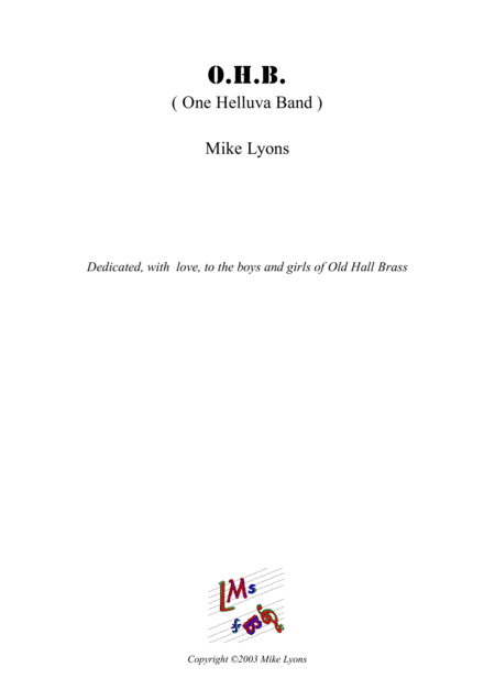 Brass Band - March - O. H. B.