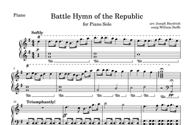 Battle Hymn of the Republic (arr. Joseph Heydrich)