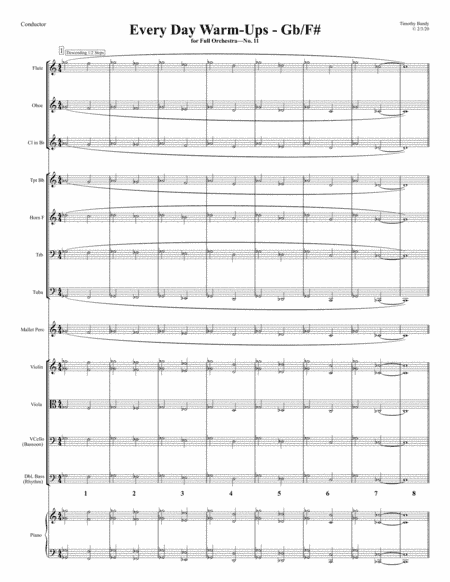 Gb - Every Day Warm-Ups for Full Orchestra