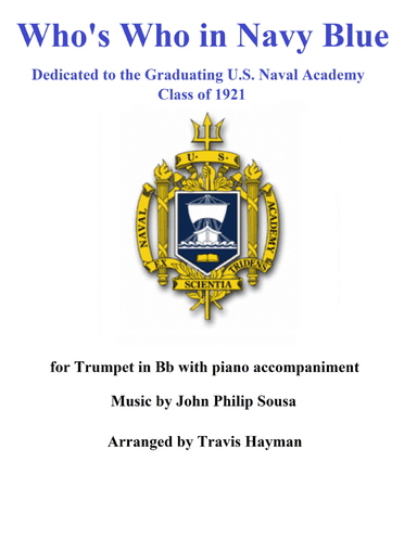 Who's Who In Navy Blue (arr. Travis Hayman)