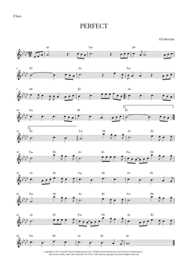 Perfect (arr. Cadenza Editions)