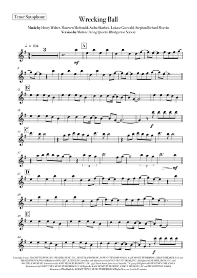 Wrecking Ball (arr. Rodrigo Nascimento)