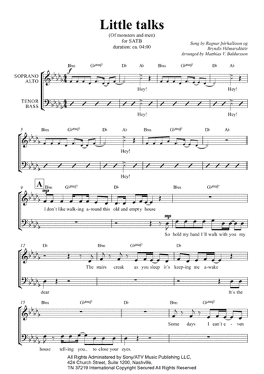 Little Talks (arr. Matthías V. Baldursson)