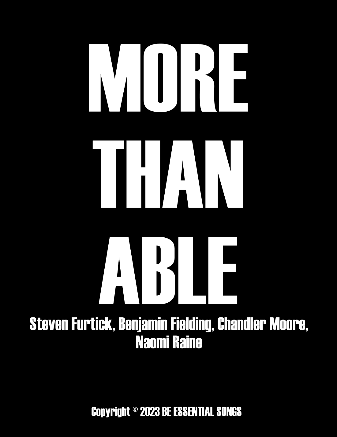 More Than Able (arr. Jeff Tincher)