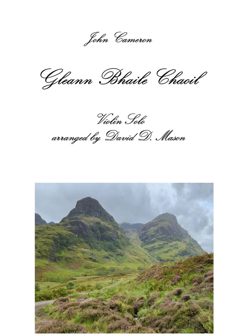 Gleann Bhaile Chaoil (arr. David D. Mason)