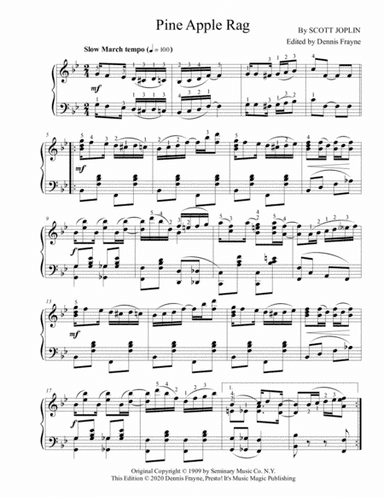 Pine Apple Rag (Pineapple Rag) (arr. Dennis Frayne)