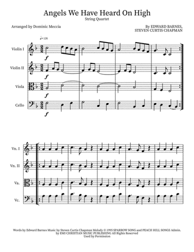 Angels We Have Heard On High (arr. Dominic Meccia)