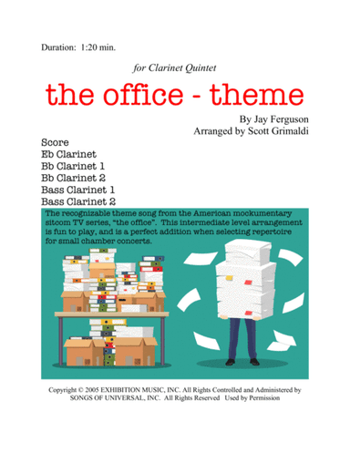 The Office - Theme (arr. Scott Grimaldi)