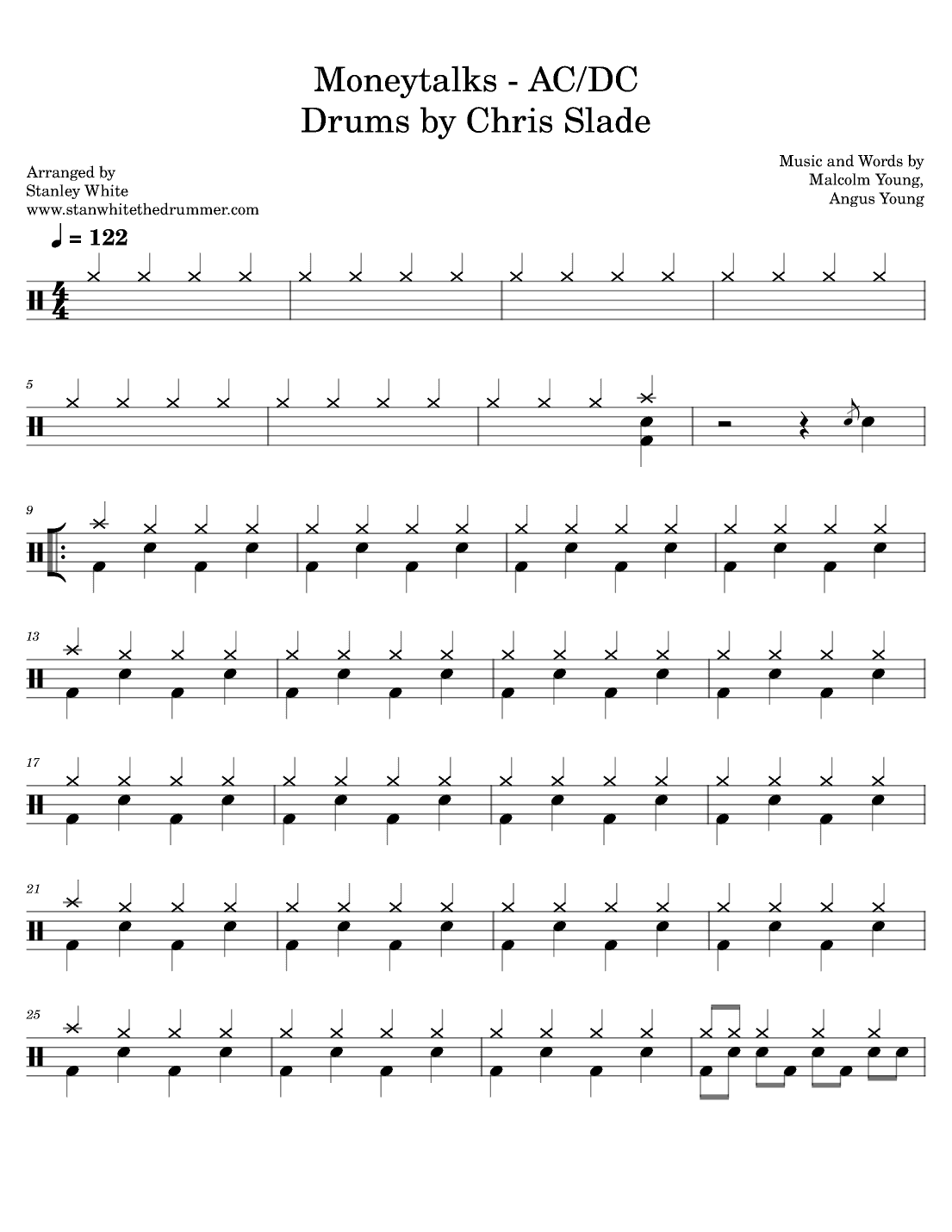 Moneytalks (arr. Stanley White)