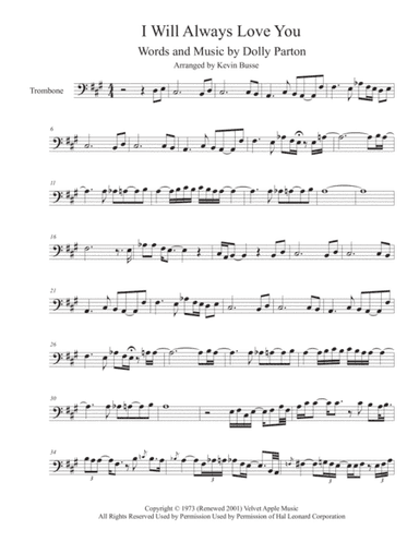 I Will Always Love You (arr. Kevin Busse)