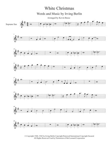 White Christmas (arr. Kevin Busse)