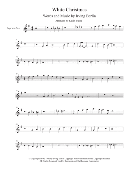 White Christmas (arr. Kevin Busse)