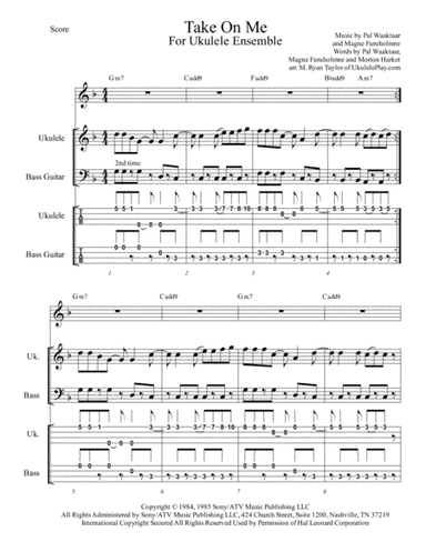 Take On Me (arr. M. Ryan Taylor)