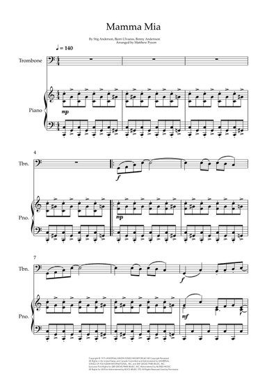 Mamma Mia (arr. Matthew pyeon)