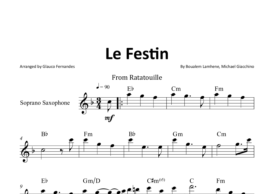 Le Festin (arr. Glauco Fernandes)