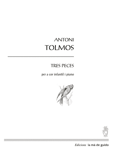 Tres peces per a cor infantil i piano (I)