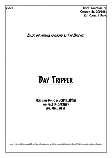 Day Tripper (arr. Mike West)