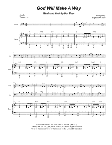 God Will Make A Way (arr. Stephen DeCesare)