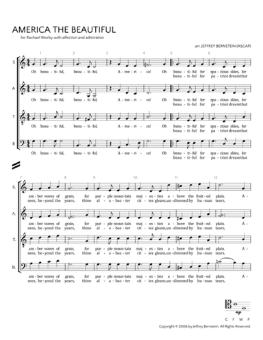 America the Beautiful (arr. Jeffrey Bernstein)