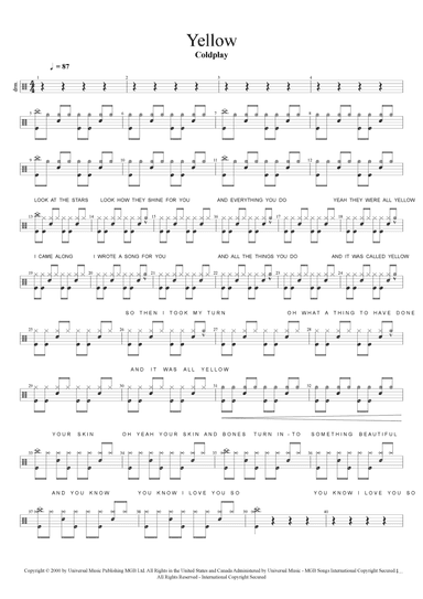 Yellow (arr. Cyril Mayer)