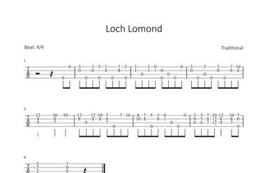 Loch Lomond (arr. Bettina Schipp)