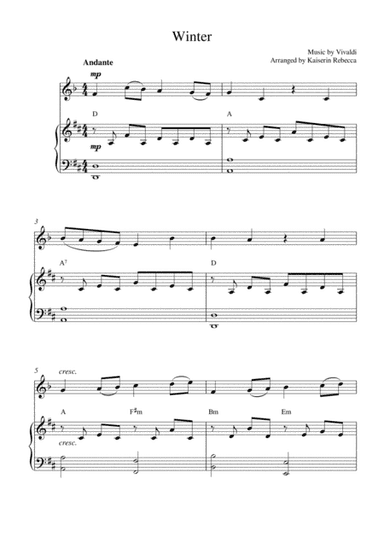 Winter (arr. Kaiserin Rebecca)