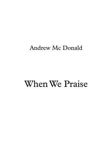 When We Praise