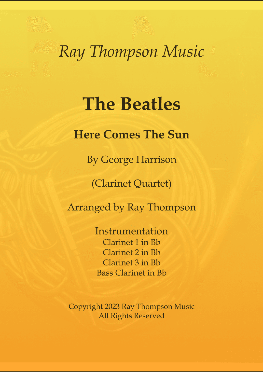 Here Comes The Sun (arr. Ray Thompson)