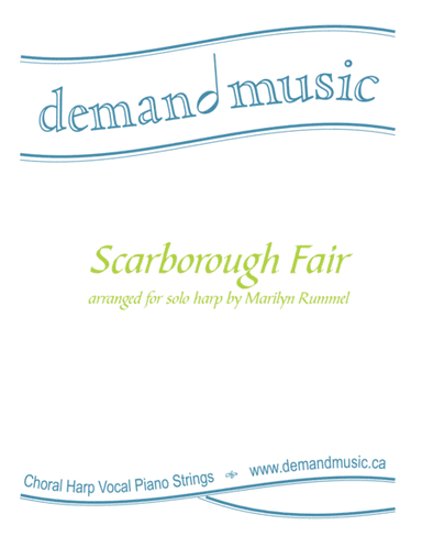 Scarborough Fair - solo harp (arr. Marilyn Rummel)